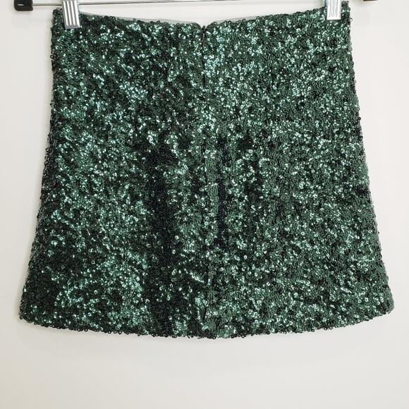 Cooperative Sequence Emerald Green Mini Skirt - Picture 7 of 8